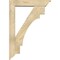 Ekena Millwork Merced Traditional Rough Sawn Bracket w/ Offset Brace, Douglas Fir, 6"W x 28"D x 40"H BKT0604X28X40MRC01RDF - alternate 4